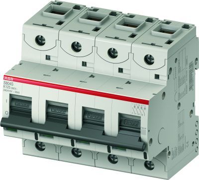 S804C K40 Автоматический выключатель 4-полюсный, 40А, Icu=25kA (хар-ка K) ABB, 2CCS884001R0557